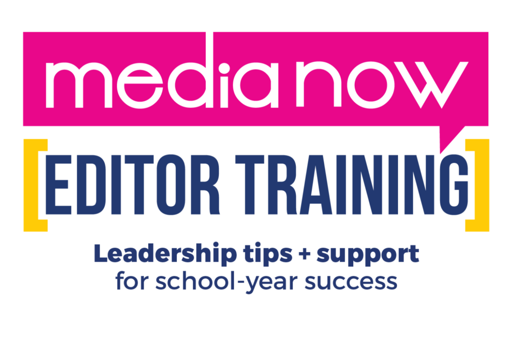 Media Now Editor Training now available for sign up
