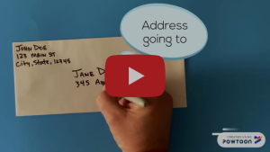 addressing an envelope